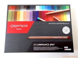 Caran D Ache Luminance Unboxing Color Chart Demo