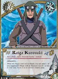 Raiga Kurosuki Insanidade Card Games Naruto Boruto