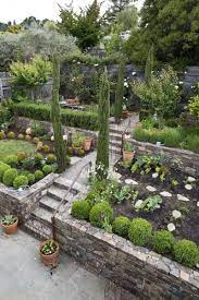 Amazing Ideas To Plan A Sloped Backyard That You Should Consider Sloped Backyard Landscaping Sloped Garden Garden Design