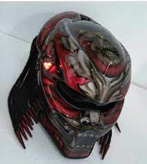 Predator Helmet Motorcycle Half Pace 3 4 Approved Dot Size M L Xl Nhk Predator Predator Helmet Custom Bike Helmets Helmet