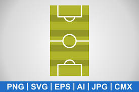 Svg, dxf, png and eps formats in a zipped folder. Vector Football Field Icon 1029327 Icons Design Bundles