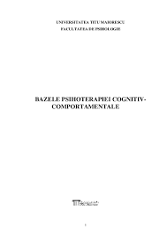 Descrierea cip a bibliotecii nauionale a româniei briers, stephen terapia cognitiv comportamentalä: Pdf Universitatea Titu Maiorescu Xenia Belenciuc Academia Edu