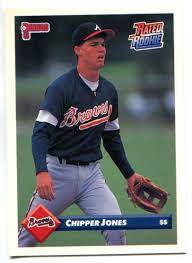 Buy from many sellers and get your cards all in one shipment! Chipper Jones 1993 Donruss Rated Rookie Card 721 Psm