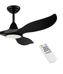 The ceiling fans with lights are gaining popularity in the indian market. Modern Black Ceiling Fan With Led Light Remote