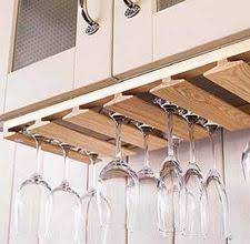 Handcrafted wooden glass holder is suitable for three glasses. How To Build A Wooden Wineglass Rack Hunker Coperos De Madera Mueble Bar De Licor Muebles De Cocina
