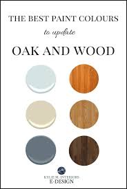 best paint colours to go with oak
