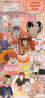 Anime character collage wallpaper, anime girls, monochrome, glitch art. Collage Wallpaper Haikyuu Anime Computer Wallpaper Haikyuu Wallpaper Noragami Anime