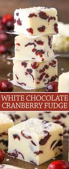 Made With Sweetened Condensed Milk And Dried Cranberries It S Also Super Easy And Quick To Put To Chocolate Cranberry Fudge Fudge Recipes Easy Cranberry Fudge