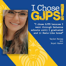 GJPS and Royal Manor are lucky to WELCOME Taylor Petree to the GJPS team!  Taylor chose GJPS "because I went through Gahanna schools until I graduated  and it feels like home!" We