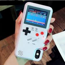Full Color Display Gameboy Phone Cases For Iphone 6 6s 7 8 Plus X Classic Retro Pc Tetris Game Cover For Iphone X 8 Retro Phone Case Gameboy Apple Phone Case