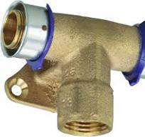Amazon.com: Viega 84736 PureFlow Bronze PEX Press Branch ...