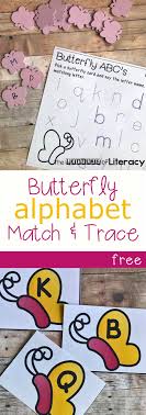You may want to laminate the cards for extra durability ( . Butterfly Alphabet Match Trace With Free Printables