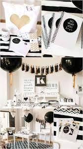 Black And White Bridal Shower Ideas Black White Bridal Shower Ideas Gold Party White Baby Showers White Party