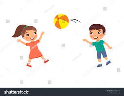 Cute Little Boy Throws Ball Little Stock Vector (Royalty Free) 1797935047 |  Shutterstock