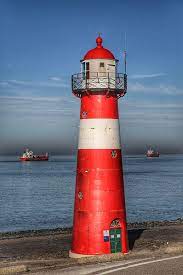 Westkapelle Laag Noorderhoofd Lighthouse Westkapelle Zeeland Netherlands Beautiful Lighthouse Lighthouses Photography Lighthouse Art