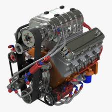 V8 Car Engine 3d Model Ad Car Model Engine Car Engine Engineering 3d Model