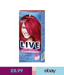 Hair Colourants Schwarzkopf Live Ultra Brights 092 Pillar Box Red Semi Permanent Hair Schwarzkopf Hair Color Semi Permanent Hair Color Semi Permanent Hair Dye