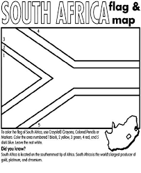 South Africa Coloring Page South Africa Flag Africa Flag South Africa Map