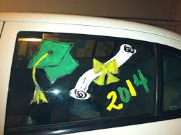 Senior Car Paint By Veronica Arreola Car Decor Car Window Paint Car Painting