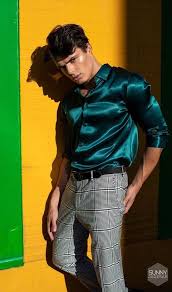 Shinyshirtguy Shirt Outfit Men Silk Shirt Men Men Shirt Style Collection by tamara bourji • last updated 7 days ago. silk shirt men
