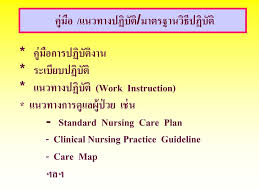 แนว ปฏิบัติการ พยาบาล clinical nursing practice guideline live