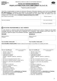 ] la caf ne doit pas tenir compte dans le calcul de ses prestations du montant de l'allocation concernant l'allocation enfant handicapé. Cerfa N 11498 02 Demande D Allocation D Education De L Enfant Handicape Documentissime