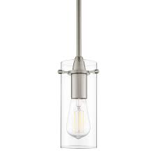 Maybe you would like to learn more about one of these? Effimero Small Hanging Pendant Light Brushed Nickel Kitchen Island Light Clear Glass Shade Ll P311 Bn Buy Online In Botswana At Botswana Desertcart Com Productid 9110762