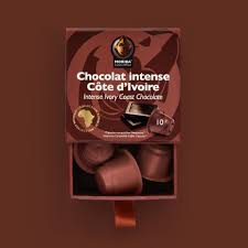 Packaging Design Chocolat Intense Moriba Compatible Nespresso Packaging Andromaque Nespresso