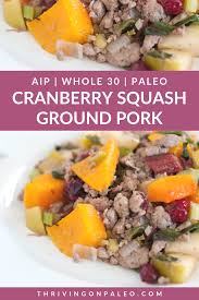 This Paleo Whole30 Aip And Gluten Free Dinner Recipe Combines Ground Pork And Some Fall Ingredient Ground Pork Recipes Aip Paleo Recipes Paleo Recipes Dinner