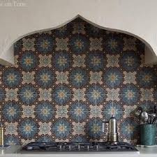 Moroccan Tile Backsplash Mediterranean Kitchen Loi Thai Moroccan Tile Backsplash Moroccan Kitchen Trendy Kitchen Tile