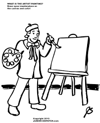 Impressionists (monet, manet, renoir.) to the genius of pop art (andy warhol, keith haring), passing by van gogh and picasso, you will always find a complex picture to print and color. Painter 104382 Jobs Printable Coloring Pages