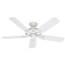 The best outdoor ceiling fans, according to interior designers, for patios, verandas, porches, decks, and sunrooms. Hunter Mariner 52 In Indoor Outdoor White Ceiling Fan 59127 The Home Depot