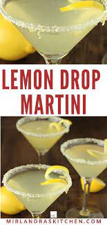 The Perfect Lemon Drop Martini Mirlandra S Kitchen Recipe Lemon Drop Martini Lemon Drop Detox Drinks Lemon