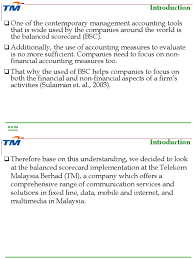 Telekom malaysia berhad (tm), malaysia's convergence champion and no. Discuss About Tm Malaysia Balance Scrore Card Innovation Performance Indicator