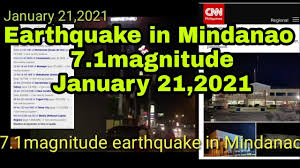 2 days ago · a major m7.1 earthquake hits off philippines. Earthquake Hit In Mindanao January 21 2021 7 1magnitude Youtube
