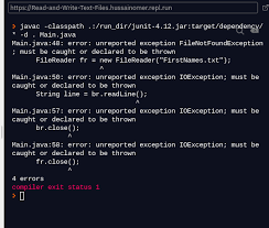The correct way to express that in java (or nearly any other programming language) is: How To Read Textfiles In Java Stack Overflow