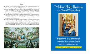Holy rosary with litany to the blessed virgin mary. Rosary Booklet 2020 Pages 1 4 Flip Pdf Download Fliphtml5
