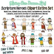 Clipart Entire Set Of 12 Book Of Mormon Stick Figure Scripture Heroes Book Of Mormon Scriptures Book Of Mormon Mormon Scripture Study