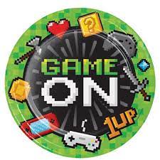 Then game on would send back auditions for us for review, and. Game On Pappteller 22cm Party City