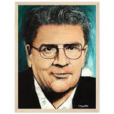 John Hume gerahmter Kunstdruck