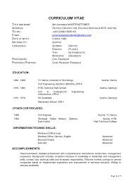 Banking resume examples, samples, and tips. Curriculum Vitae World Bank Format V3