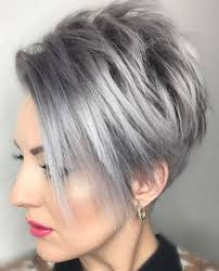 Among the pixie short hair cuts, gray hair has become quite popular lately. Grey Pixie Hair Cut Gray Hair Colors For Short Hair 2018 Fashionre