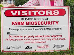 Signs of a good farm biosecurity system