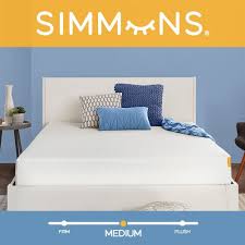 Simmons 8 Medium Gel Memory Foam Mattress