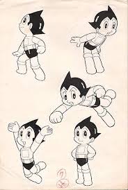 Character Model Astroboy Circa 1980 Via Character Design Character Design Astro Boy Illustration Character Design