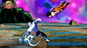 Top still fought goku in the manga, but the zen exhibition match was a battle royal between every god of destruction, including beerus. Dragon Ball Fighterz Tournament Of Power Goku Frieza Vs Jiren Full Power Dramatic Finish Mod Youtube
