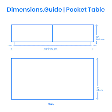 Pocket Table Table Storage Design Table Dimensions