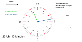 Could you tell me the time? Uben Uhrzeit Grundschule Geogebra
