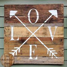 Diy Valentine S Day And Love Signs Love Wood Sign Pallet Diy Valentines Sign