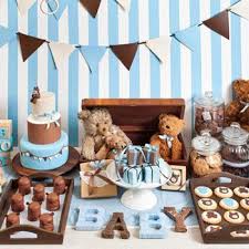 Aside from a single cake, there are new cake ideas that are very popular for baby shower parties. Adorable Teddy Bear Baby Shower Hostess With The Mostess
